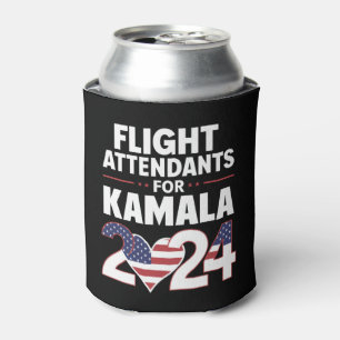 Rafraîchisseur Pour Canette Agents de bord pour Kamala Harris Élection 2024