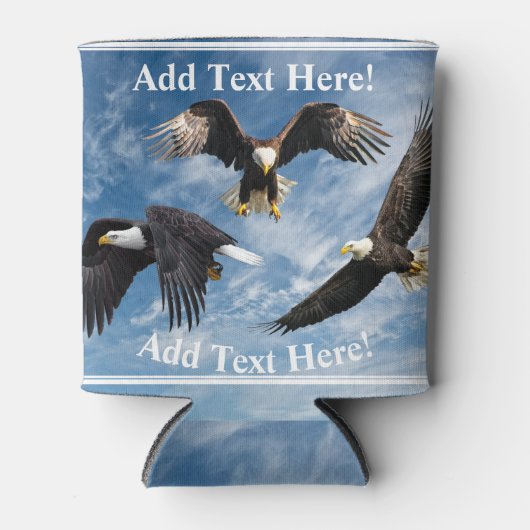 Rafraîchisseur Pour Canette Aigle à tête blanche (Devant)