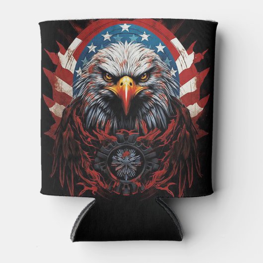 Rafraîchisseur Pour Canette aigle américain (Devant)