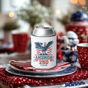 Rafraîchisseur Pour Canette Aigle Américain Patriotique Joyeux 250e Anniversai