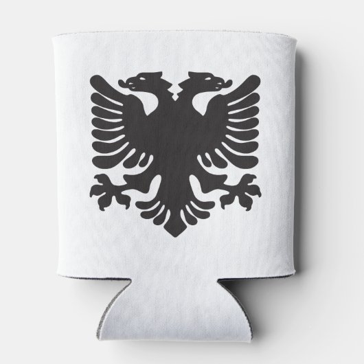 Rafraîchisseur Pour Canette Aigle blanche et noire albanaise peut refroidir (Dos)