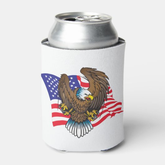 Rafraîchisseur Pour Canette Aigle et drapeau (Can devant)