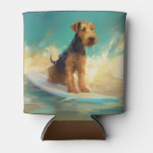 Rafraîchisseur Pour Canette Airedale Beach Surf Peinture (Devant)