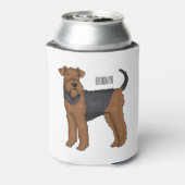 Rafraîchisseur Pour Canette Airedale terrier dog cartoon (Can Dos)