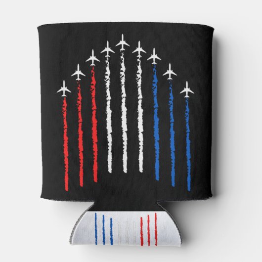 Rafraîchisseur Pour Canette Airforce Flyover  4th Of July (Dos)