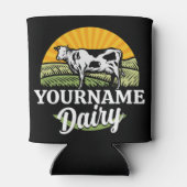 Rafraîchisseur Pour Canette AJOUTER NOM Sunset Ferme laitière Pâturage Holstei (Dos)
