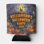 Rafraîchisseur Pour Canette Ajouter un nom Année Fête d'Halloween 12oz (Dos)