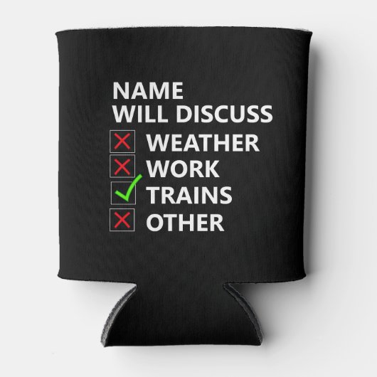 Rafraîchisseur Pour Canette Ajouter un nom Discutera - Trains Steam Diesel Mod (Devant)