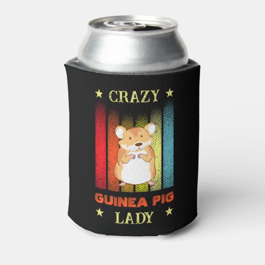 Rafraîchisseur Pour Canette Ajouter un nom Modifier le texte Crazy Guinea Pig (Can Dos)