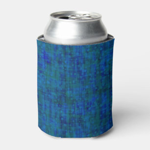 Rafraîchisseur Pour Canette Ajouter Votre Nom Blue Green Abstract Design