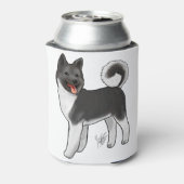 Rafraîchisseur Pour Canette Akita - Noir et Blanc (Can Dos)
