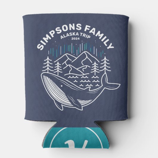Rafraîchisseur Pour Canette Alaska Cruise Triage Custom Family Matching Group (Dos)