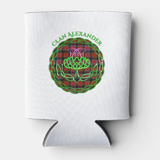 Rafraîchisseur Pour Canette Alexander Scottish Tartan Celtic Thistle (Devant)