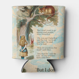 Rafraîchisseur Pour Canette Alice au pays des merveilles Cheshire Cat Mad