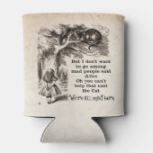 Rafraîchisseur Pour Canette Alice au pays des merveilles; Cheshire Chat avec A (Dos)