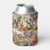 Rafraîchisseur Pour Canette Alice in Wonderland tea party characters (Can devant)