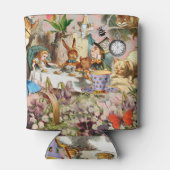 Rafraîchisseur Pour Canette Alice in Wonderland tea party characters (Dos)