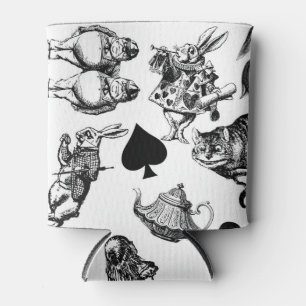 Rafraîchisseur Pour Canette Alice Lapin Blanc Wonderland Classique
