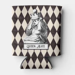 Rafraîchisseur Pour Canette Alice vintage avec Arlequin de la Couronne