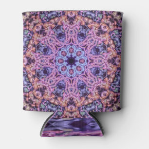 Rafraîchisseur Pour Canette Alien complexe pourpre Kaleidoscopic Mandala