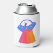 Rafraîchisseur Pour Canette Alien lunatique UFO Rainbow PERSONNALISER IT (Can Dos)