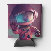 Rafraîchisseur Pour Canette Alien rose minuscule (Devant)