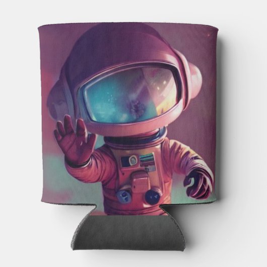 Rafraîchisseur Pour Canette Alien rose minuscule (Dos)