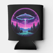 Rafraîchisseur Pour Canette Alien vaisseau spatial rétro futuriste (Dos)