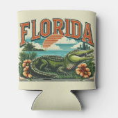 Rafraîchisseur Pour Canette Alligator de Floride rétro (Dos)