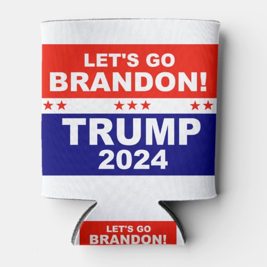 Rafraîchisseur Pour Canette Allons Brandon TRUMP 2024 (Devant)