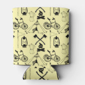 Rafraîchisseur Pour Canette Allons faire du camping motif (Dos)