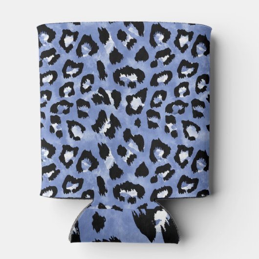 Rafraîchisseur Pour Canette Allure de la peau animale : léopard d'aquarelle (Dos)