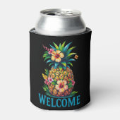 Rafraîchisseur Pour Canette Aloha Pineapple Can Cooler House Party cadeau (Can devant)