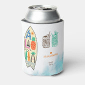 Rafraîchisseur Pour Canette Aloha TIKI Surfboard Tropical Luau Hawaiian Party (Can Dos)