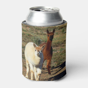 Rafraîchisseur Pour Canette Alpacas Brown Et Blancs
