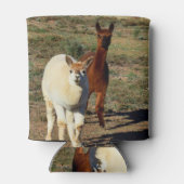 Rafraîchisseur Pour Canette Alpacas Brown Et Blancs (Dos)