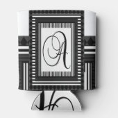 RAFRAÎCHISSEUR  POUR CANETTE ALPHABET INITIAL A MONOGRAM (Dos)