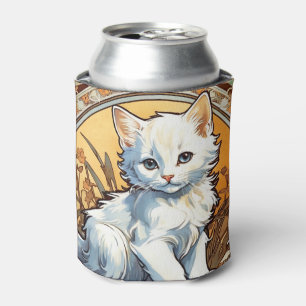 Rafraîchisseur Pour Canette Alphonse Mucha Style Chat