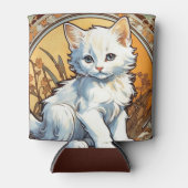 Rafraîchisseur Pour Canette Alphonse Mucha Style Chat (Devant)