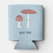 Rafraîchisseur Pour Canette Amanita Champignons Fun Fungi PERSONNALISER IT (Dos)