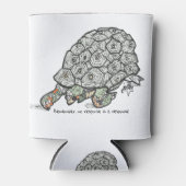 Rafraîchisseur Pour Canette Amateur de tortue (Devant)