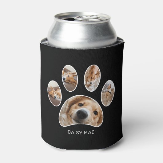 Rafraîchisseur Pour Canette Amateurs d'animaux de compagnie Nom de l'Empreinte (Can devant)