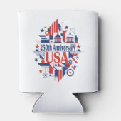 Rafraîchisseur Pour Canette America’s 250th anniversary (Dos)