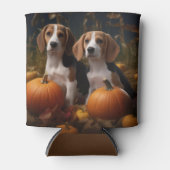 Rafraîchisseur Pour Canette American Anglais Foxhound Puppy Automne Delight (Devant)