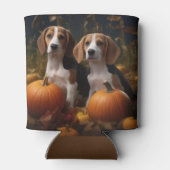 Rafraîchisseur Pour Canette American Anglais Foxhound Puppy Automne Delight (Dos)