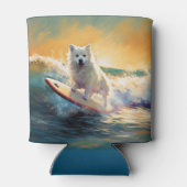 Rafraîchisseur Pour Canette American Eskimo Beach Surf Peinture (Dos)