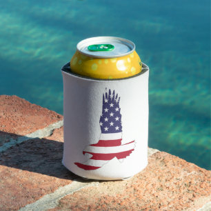 Rafraîchisseur Pour Canette American Flag & Eagle Drink Glacière, 4 juillet