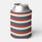 Rafraîchisseur Pour Canette Americana Stripes - Patriotic Beverage Cooler (Can devant)