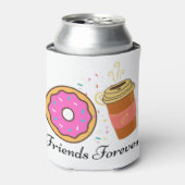 Rafraîchisseur Pour Canette ami café donut pour toujours (Can devant)