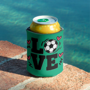 Rafraîchisseur Pour Canette Amour de football Mignon entraîneur de football fé